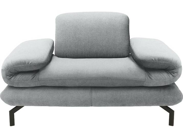 Sessel LOOKS XIII Loungesessel , silber, B:139cm H:83cm T:98cm, 100% Polyester, LOOKS BY WOLFGANG JOOP, Sessel, Wahlweise mit Arm- und Kopfteilverstellung von JOOP!