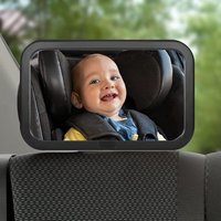 Rétroviseur Voiture Bébé, Miroir Voiture Bébé 360° Rotation Réglable et 100% Incassable, Installation Facile avec Sangles Ajustables von JOORRT