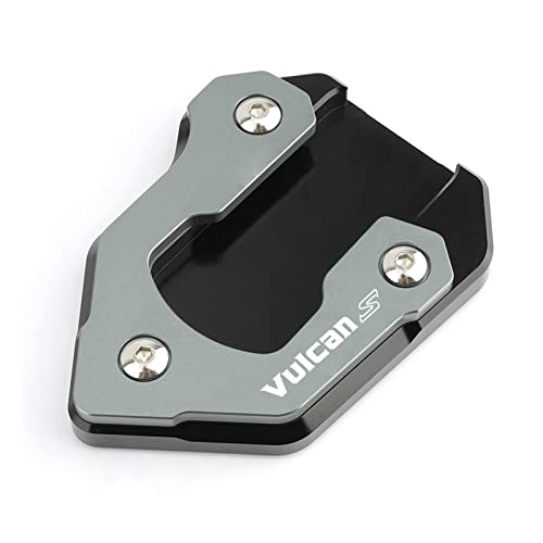 JOOTEN Für Kawasaki Vulcan S 650 VN650 2015-2022 Motorrad Seitenständer Pad Ständer Extender Fußständer Verlängerung Pad Stützplatte Vergrößerer Pad CNC (Farbe : Titan) von JOOTEN