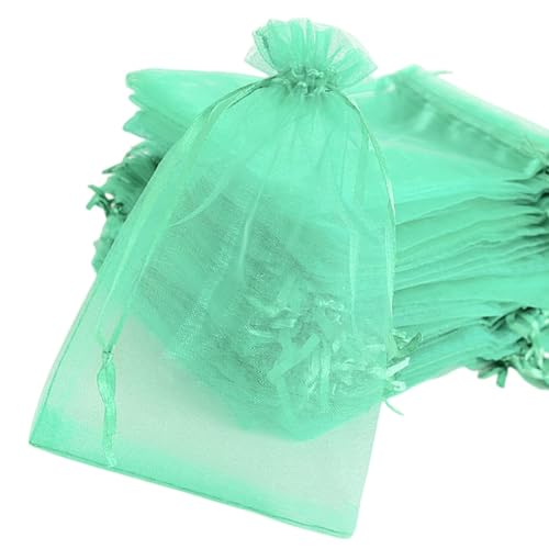 JOOTUEPO 100 Stück Organzasäckchen, 7x9CM Organza Säckchen Klein, Geschenksäckchen Mit Schnur, Weiß Schmuckbeutel, Lavendelsäckchen-Säckchen für Hochzeit/Weihnachten/Geburtstag JOOTUEPO 100 Stück Organzasäckchen, 7x9CM Organza Säckchen Klein, Geschenksäckchen Mit Schnur, Weiß Schmuckbeutel, Lavendelsäckchen-Säckchen für Hochzeit/Weihnachten/Geburtstag von JOOTUEPO