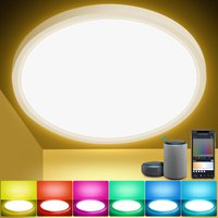 Jopassy - 24W LED-Deckenlampe dimmbar IP44 Lampen 2700K-6500K für Schlafzimmer Badezimmer Mit Fernbedienung Jopassy - 24W LED-Deckenlampe dimmbar IP44 Lampen 2700K-6500K für Schlafzimmer Badezimmer Mit Fernbedienung von JOPASSY