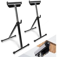 Swanew 2X Rollenbock Höhenverstellbares Arbeitsbock bis 60 kg Metall Rollenständer 68-108cm von JOPASSY