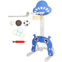 Jopassy - swanew 4-in-1 Basketballständer Set Basketballkorb für Kinder Basketball/Fußballtor/Ringwurfspiel/Golf, Verstellbarer 114-152cm Jopassy - swanew 4-in-1 Basketballständer Set Basketballkorb für Kinder Basketball/Fußballtor/Ringwurfspiel/Golf, Verstellbarer 114-152cm von JOPASSY
