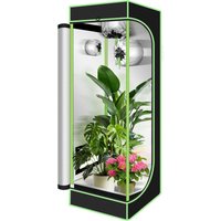 Jopassy 40x40x120cm Grow Zelt für Pflanzen Zuchtzelt Gewächshaus Box Garten Anzucht Gemüse Kräuter Grow Schrank von JOPASSY