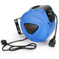 Jopassy - swanew Automatische Kabeltrommel 20m + 1.5m Kabelaufroller IP44 180°Schwenkbar Einzelne Löcher für Wand- und Deckenmontage von JOPASSY