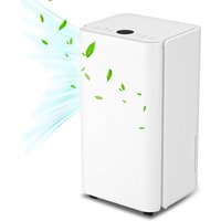 Jopassy - Luftentfeuchter 16L/Tag, Raumentfeuchter 38dB, Lufttrockner inkl. 2L Wassertank & 24H Timer Entfeuchter, Dehumidifier von JOPASSY