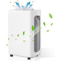 Jopassy - Mobile Luftentfeuchter 26L/Tag mit 2 Geschwindigkeiten, Raumentfeuchter 43dB, Lufttrockner inkl. 4L Wassertank & 24H Timer Entfeuchter, von JOPASSY