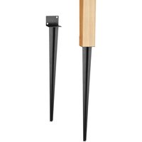 Jopassy - Pfostenträger 50cm 2X Einschlaghülse Bodenhülse Einschlaghülsen Erdanker Bodenanker von JOPASSY