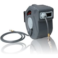 Jopassy - swanew Schlauchtrommel Schlauchaufroller Automatik Druckluft automatisch 30m Druckluftschlauch 1/4 Anschluss incl. Wandschlauchhalter, max. von JOPASSY
