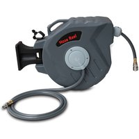Swanew Schlauchtrommel knick- und abriebfest Schlauchaufroller stabil 20m Druckluftschlauch 1/4 Anschluss incl. Wandschlauchhalter, max. 18 bar von JOPASSY