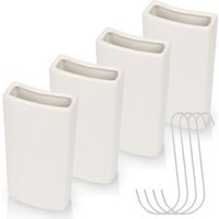 SWANEW Luftbefeuchter Heizung 4er Set 400ml Keramik Set Heizkörper Verdunster Verdampfer von JOPASSY