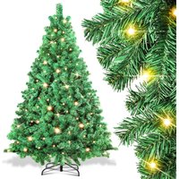 SWANEW Weihnachtsbaum Beflockung Schneestaub Weihnachtsdekoration Kunstbaum 210cm mit warmweißen LED SWANEW Weihnachtsbaum Beflockung Schneestaub Weihnachtsdekoration Kunstbaum 210cm mit warmweißen LED von JOPASSY