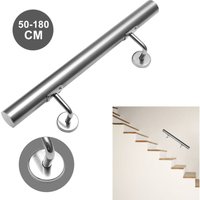 Swanew Handlauf 160cm Edelstahl Geländer Außen & Innen Treppengeländer mit Verbindung Wandhandlauf Wasserdicht Gartenmöbel Schutzhülle von JOPASSY