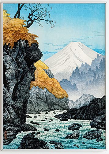 JOPRICO Am Fuße des Ashitaka (1932) von Hiroaki Takahashi - Japan Poster - Asia Dekoration - Vintage Japan Kunstdruck Größe 50x70 cm | 20x28 inch von JOPRICO
