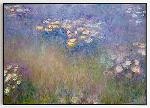 JOPRICO Claude Monet Druck - Wasserlilien (1915) Größe 50x70 cm | 20x28 inch von JOPRICO