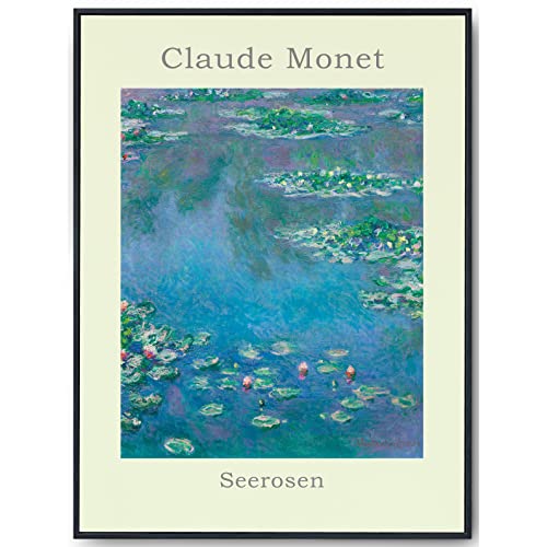 JOPRICO Claude Monet Poster - Seerosen - Ausstellungsposter 50x70 cm - mattes Galeriepapier von JOPRICO