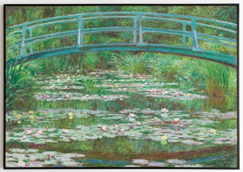 JOPRICO Claude Monet Poster - Die Japanische Brücke (1899) - Vintage Gemälde - berühmte Gemälde - Impressionismus klassisches Gemälde Größe 50x70 cm | 20x28 inch von JOPRICO