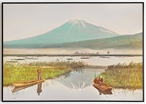 JOPRICO Fuji - Blick von Kashiwabara - Japan Poster - Asia Dekoration - Vintage Japan Kunstdruck Größe 30x42cm (A3) von JOPRICO