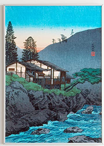 JOPRICO Hakone (1939) von Hiroaki-Takahashi - Japan Poster - Asia Dekoration - Vintage Japan Kunstdruck Größe 30x40 cm | 12x16 inch von JOPRICO