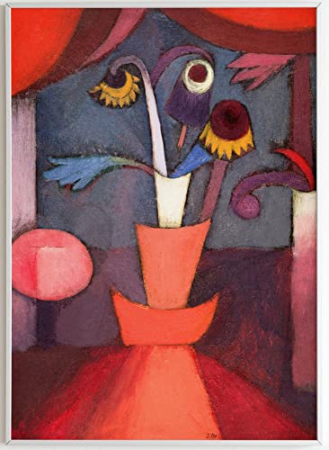 JOPRICO Paul Klee Poster Kunstdruck - Autumn Flower (1922) - berühmte Gemälde Impressionismus Kubismus Größe 50x70 cm | 20x28 inch von JOPRICO