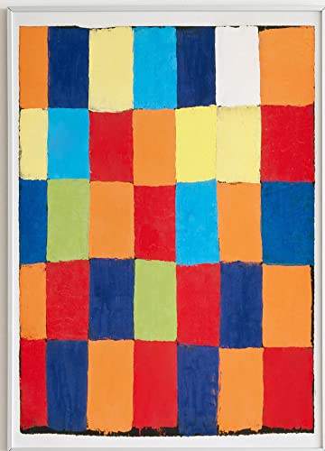 JOPRICO Paul Klee Poster Kunstdruck - Color Chart (1930) - berühmte Gemälde Impressionismus Kubismus Größe 50x70 cm | 20x28 inch von JOPRICO