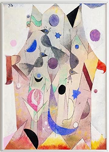 JOPRICO Paul Klee Poster Kunstdruck - Persische Nachtigallen (Persian Nightingales) (1917) - berühmte Gemälde Impressionismus Kubismus Größe 40x50 cm | 16x20 inch von JOPRICO