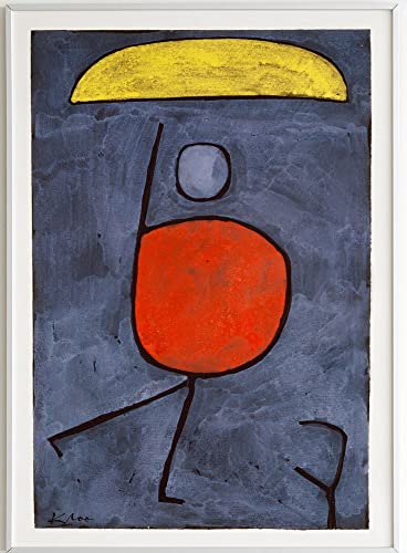 JOPRICO Paul Klee Poster Kunstdruck - with Umbrella (1939) - berühmte Gemälde Impressionismus Kubismus Größe 30x40 cm | 12x16 inch von JOPRICO