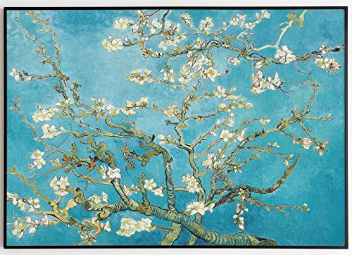 JOPRICO Vincent Van Gogh Druck - Mandelblüte Größe 40x50 cm | 16x20 inch von JOPRICO