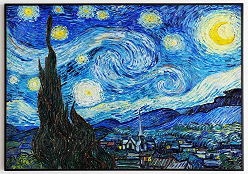 JOPRICO Vincent Van Gogh Druck - Sternennacht Größe 30x40 cm | 12x16 inch von JOPRICO