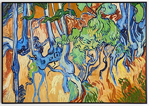 JOPRICO Vincent Van Gogh Poster - Baumwurzeln Größe 50x70 cm | 20x28 inch von JOPRICO