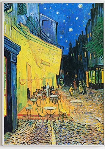 JOPRICO Vincent Van Gogh Poster - Nachtcafè Größe 21x30cm (A4) von JOPRICO