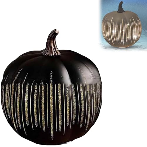 JOPWUE Halloween Twinkle Light Kürbis, Sternennacht-Kürbisse, beleuchtete Twinkle LED-Lichter, Kürbisse, Herbst-Halloween-Dekorationen für Zuhause, Kürbis-Lichtdekorationen für Schlafzimmer, Flur von JOPWUE