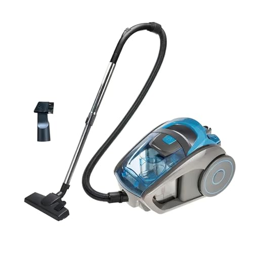 Kabelloser Staubsauger, tragbar, 1200 W, Abfalleimer, Negativ-Ionen-Staubsauger, doppelter Verwendungszweck, trocken und feucht, tragbar, geeignet für die Reinigung von Tierhaaren und Teppichen (blau) von JOPWUE