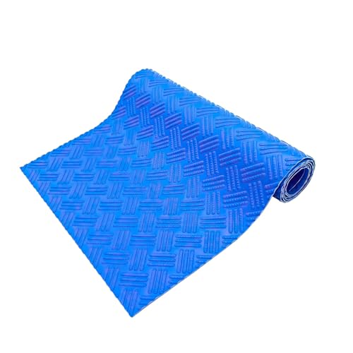 Poolleitermatte für Bodenpools | Schwimmbad-Stufe Anti-Rutsch-Matte | PVC-Poolmatten | Pooltreppen Sicherheitspad für Schwimmen P-ool (blaues Wellenmuster, 90 x 23 cm) von JOPWUE