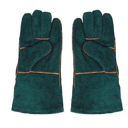 Anti-Biss-Handschuhe für Den Umgang mit Tieren, Kratzfeste Handschuhe für das Hundetraining, Haustier-Lederhandschuh, Bissfester Mehrzweck-Haustierhandschuh für Katzen, Hunde, Schlangen,(Small) von JOROBURO