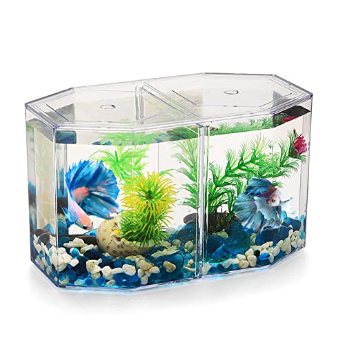 Aquariumfisch-Züchter-Isolationsbox – Mehrzweck-Brutkasten aus transparentem achteckigem Acryl für die Zucht Aquariumfisch-Züchter-Isolationsbox – Mehrzweck-Brutkasten aus transparentem achteckigem Acryl für die Zucht von JOROBURO