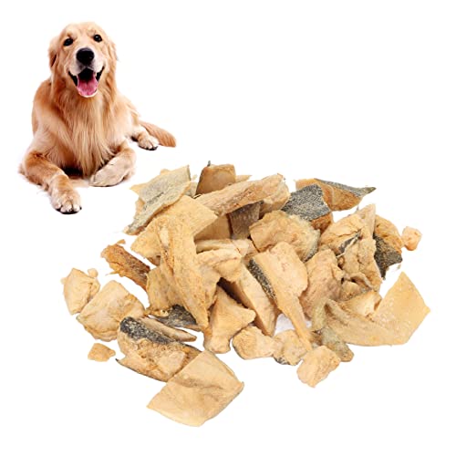 JOROBURO 50 G Gefriergetrockneter Lachs, Snacks für Haustiere, Proteinreicher, Fettarmer, Gefriergetrockneter Lachs, Leckerli für Katzen, Stücke, Gefriergetrocknetes Futter für Haustiere, JOROBURO 50 G Gefriergetrockneter Lachs, Snacks für Haustiere, Proteinreicher, Fettarmer, Gefriergetrockneter Lachs, Leckerli für Katzen, Stücke, Gefriergetrocknetes Futter für Haustiere, von JOROBURO