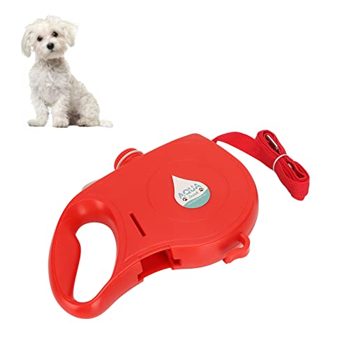 3-in-1 Ausziehbare Hundeleine, um 360 Grad Integrierte Wasserflaschen-Welpenleine mit Faltbarem Napf, Müllsackspender, Rote Hundeleine für Hundewelpen 3-in-1 Ausziehbare Hundeleine, um 360 Grad Integrierte Wasserflaschen-Welpenleine mit Faltbarem Napf, Müllsackspender, Rote Hundeleine für Hundewelpen von JOROBURO