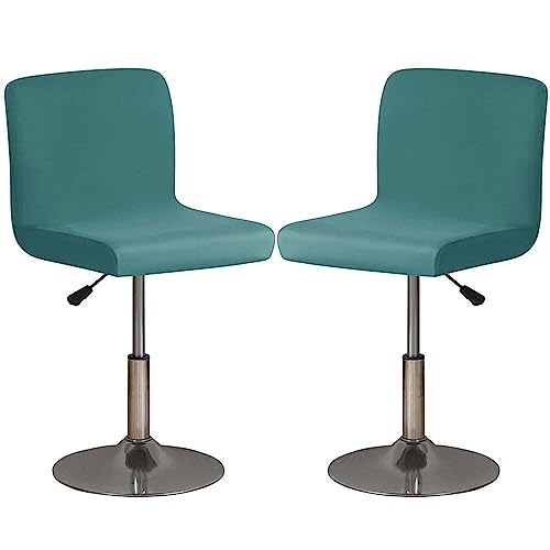 1/2/4/6/8 Stück Bar Stuhlhussen Stretch Barhocker Stuhlhussen mit Rückenlehne Esszimmer Hussen für Barhocker Waschbarer Stuhl Schonbezug,Barhocker Zähler Schonbezüge ( Color : #19 , Size : 2 Stücke ) von JORTUIO