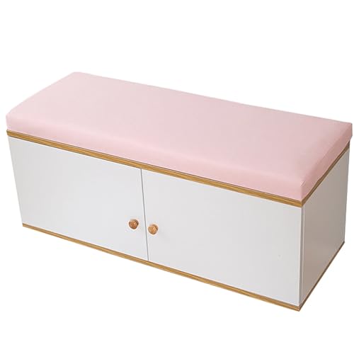 JORTUIO Bankkissen Bankauflage Stuhlkissen für Fensterbank,Waschbar Abnehmbarem Gartenbankauflage rutschfeste Bankpolster Schaukel Sitzkissen für Outdoor,Gartenmöbel,Terrasse(Rosa,120x35x5cm) von JORTUIO