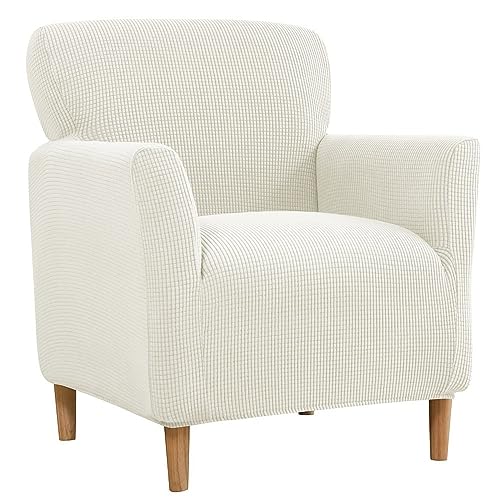 Jacquard Stretch Sesselschoner Clubsessel Sesselauflage Relax mit Armlehnen, Sesselbezug 1 Sitzer Club-Stuhlbezüge Stretch Sesselhusse Sofaüberzug Clubsessel Sessel Sitzbezug (Color : #13) von JORTUIO