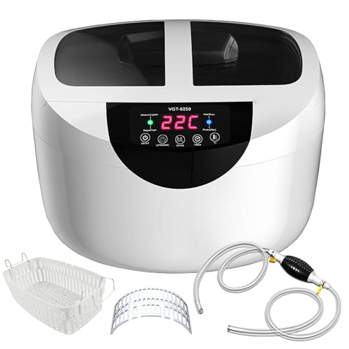 Ultraschallreinigungsgerät6250, 40000Hz Ultraschallreiniger mit Timerfunktion,Hocheffiziente Reinigung mit Ultraschall, Doppelwellen-Prinzip, 2500ml Wassertank,zum Reinigen von Brillen,Uhren Ultraschallreinigungsgerät6250, 40000Hz Ultraschallreiniger mit Timerfunktion,Hocheffiziente Reinigung mit Ultraschall, Doppelwellen-Prinzip, 2500ml Wassertank,zum Reinigen von Brillen,Uhren von JOSBES
