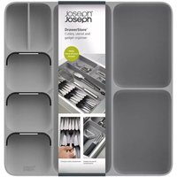 Besteck- und Utensilienorganisation JosephJoseph Joseph DrawerStore, 5 Besteck- und 3 Utensilienfächer, grau, optimiert den Platz in elSchubladen of Besteck- und Utensilienorganisation JosephJoseph Joseph DrawerStore, 5 Besteck- und 3 Utensilienfächer, grau, optimiert den Platz in elSchubladen of von JOSEPH & JOSEPH