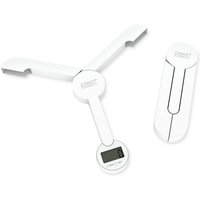 Digitale Waage JosephJoseph Joseph Tri Scale, kompaktes und faltbares Design, LCD-Display, Touch control, Funktion de addieren und wiegen, Kapazität von JOSEPH & JOSEPH