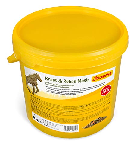 JOSERA Kraut & Rüben Mash Premium Pferdefutter mit getreidefreier Rezeptur hoher Leinsamenanteil stärke- und zuckerreduziert, 2 kg JOSERA Kraut & Rüben Mash Premium Pferdefutter mit getreidefreier Rezeptur hoher Leinsamenanteil stärke- und zuckerreduziert, 2 kg von Josera