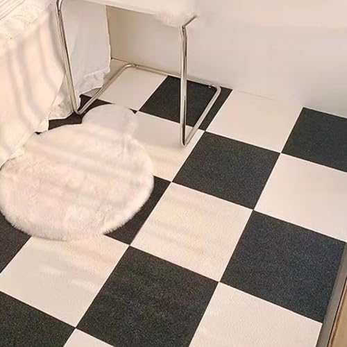 Puzzlematte Boden Selbstklebend Spielmatte Krabbelmatte Baby Teppichfliesen Puzzle Teppich Matte Quadratische Plüsch-Bodenmatte Für Wohnzimmer Schlafzimmer Die Heimspielzimmer-Dekoration ( Color : Com von JOSIAHCQ