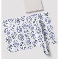 Chinoiserie Egg Papier Tischset Pad | Frühlings-Tischsets Ostertischdeko von JOSILPaperie