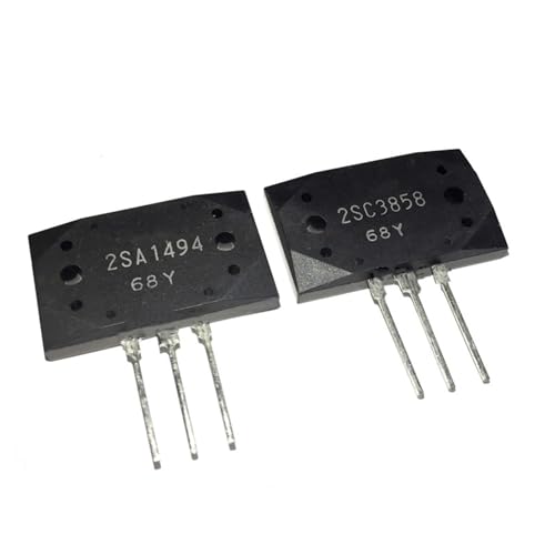 2 Stück 2SA1494 2SC3858 IC integrierte Schaltung 1 Paar A1494 C3858 MT-200 Silizium NPN + PNP Audioverstärkertransistor von JOSKAA