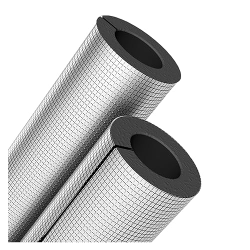 JOSKAA Rohrisolierung Selbstklebend, Rohr Frostschutz Isolierrohr Schaumstoffe, ID 22-110Mm, Elastisch Wasserdicht Flexibel Isolierungsrohr Für Rohrisolierung Außen (Color) von JOSKAA