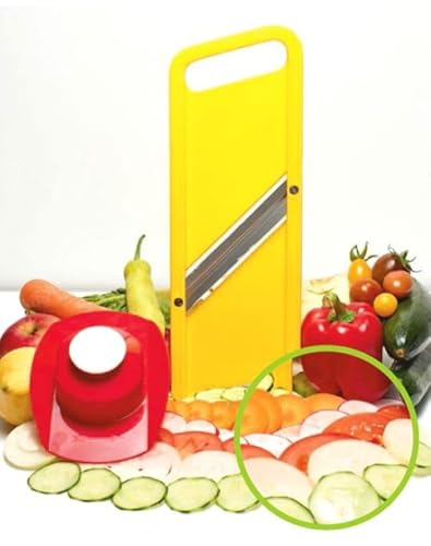 JOSKO Produkte 2tlg. SET Scheiben Schneider Rohkosthobel stufenlos verstellbar mit Fingerschutz von JOSKO Produkte